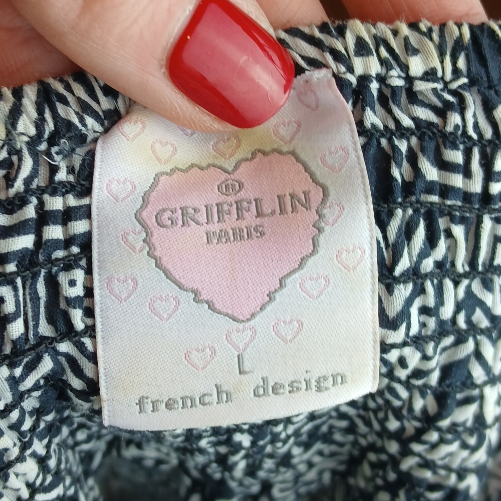 Grifflin Paris Y2k Colorful Geometric Pattern Dress Large Adjustable Straps - Picture 2 of 12